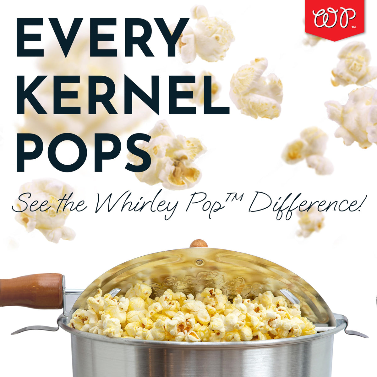 Wabash Valley Farms Whirley Pop three-minute pop time helps snack during breaks.