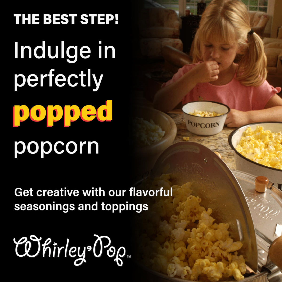 Wabash Valley Poppers movie theater kit included, ready-to-use theater popcorn at home.