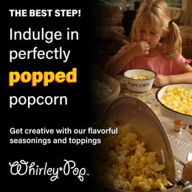 Wabash Valley Poppers movie theater kit included, ready-to-use theater popcorn at home.