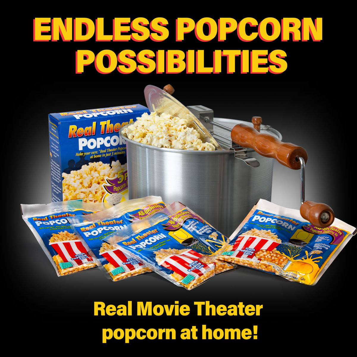 Wabash Valley Poppers compact storage after popping.