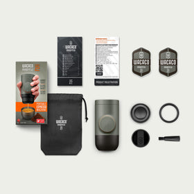 WACACO Minipresso GR2 camping pumping action ready for on the go espresso on trips