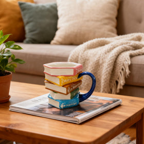 WACOI art mug suitable for coffee, tea, or wine, enhancing desk or café moments.