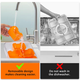 Durable, BPA-free WACOI tray ready for reusable snack organization.