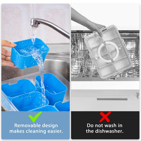 WACOI durable BPA-free plastic tray for safe travel foods.