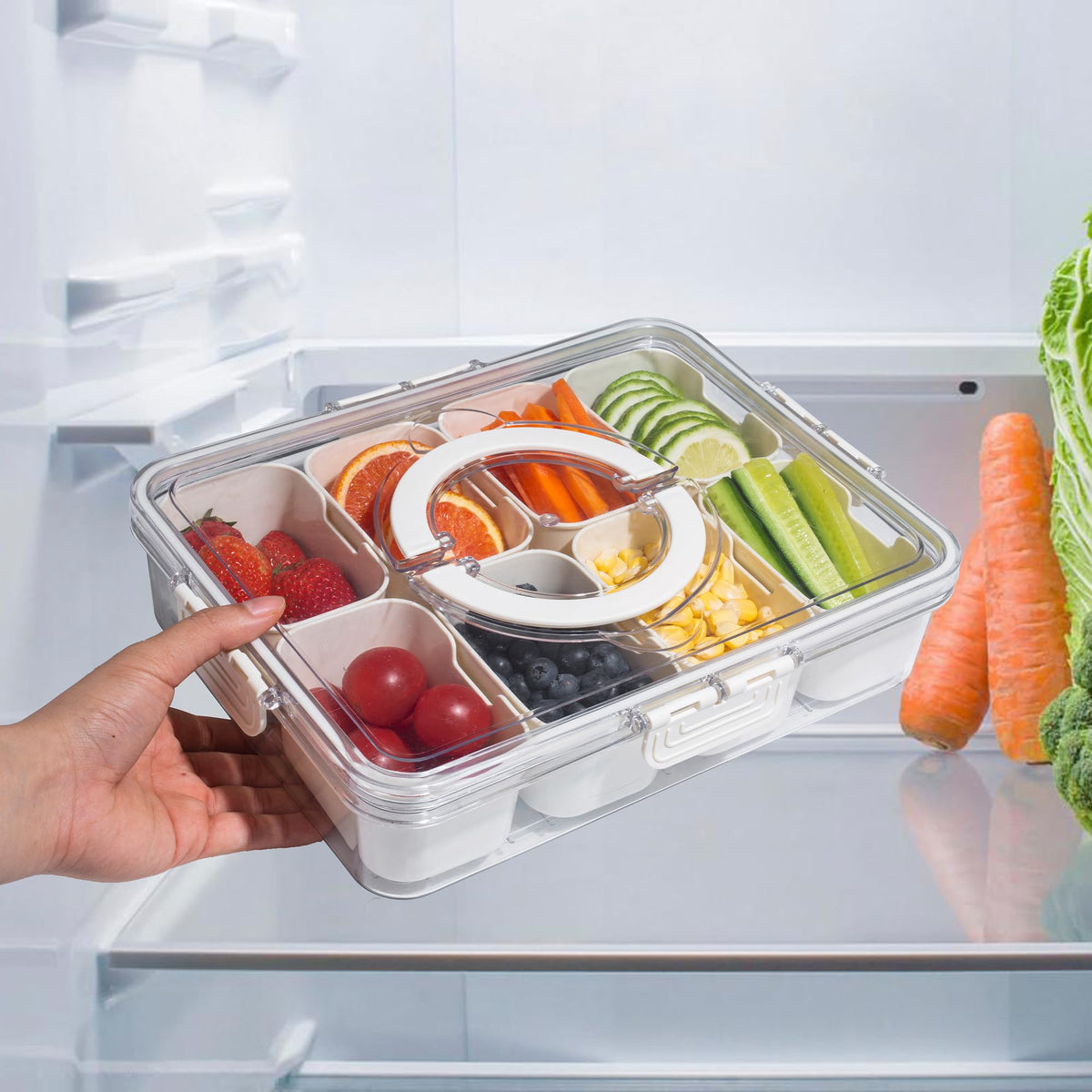Durable, BPA-free plastic tray safe for daily use