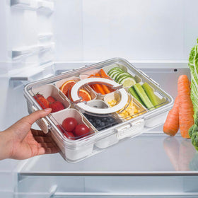 Durable, BPA-free plastic tray safe for daily use