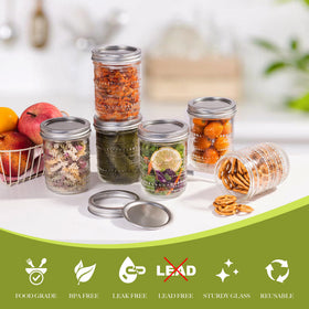 WACOI Mason Jars airtight seal keeps flavors and textures