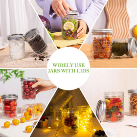 WACOI Mason Jars great for DIY candles and crafts