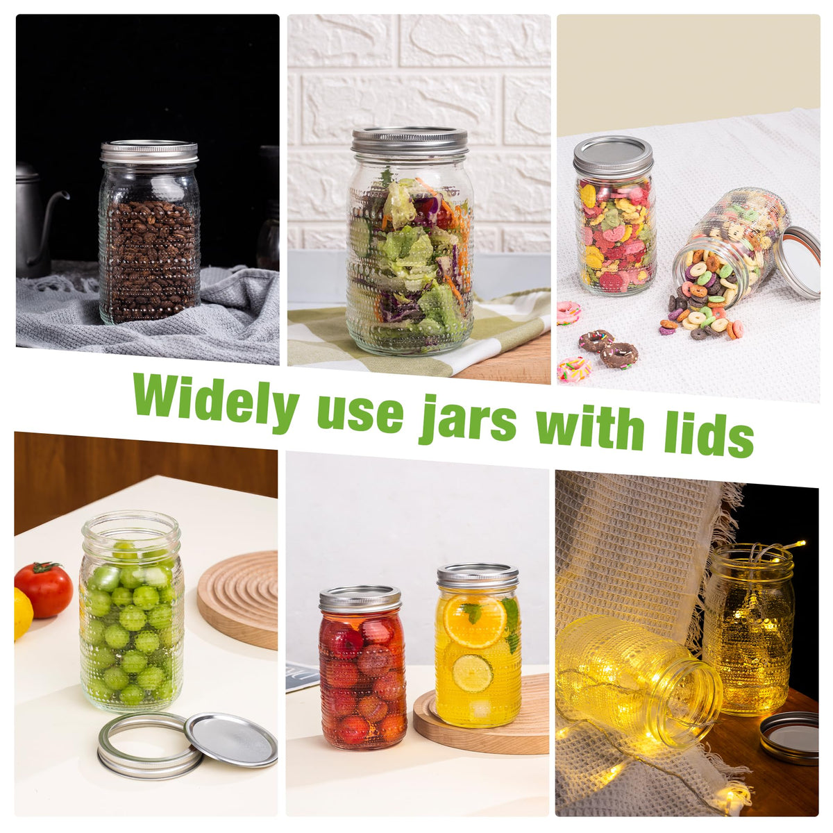 WACOI centerpiece display jars elevate wedding and party decor.