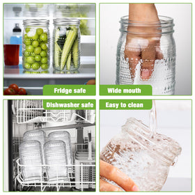 WACOI jars are dishwasher-safe for convenient cleanup.