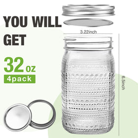 WACOI jars with airtight lids to preserve freshness and prevent leaks.