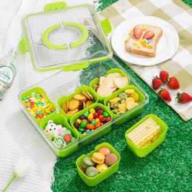WACOI prep-friendly tray demonstrates multiple compartments for meal prep.