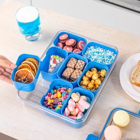 WACOI travel-friendly snack organizer ideal for snacks at travel, picnics, or office.