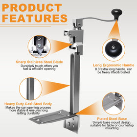 Wadoy handle with ergonomic grip for comfortable operation