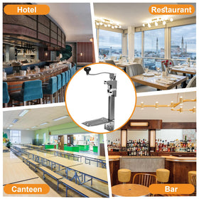 Wadoy can opener in use in a bar demonstrates efficient operation