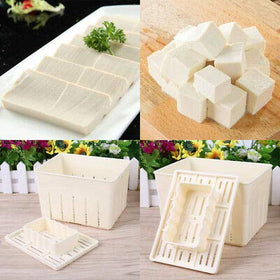 Wadoy tofu cloth included for clean, reusable pressing