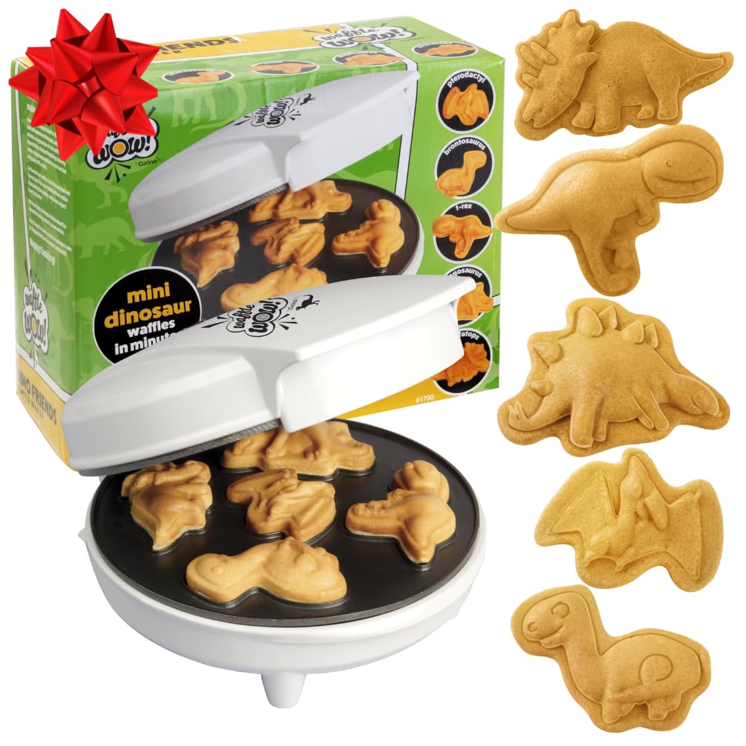 Waffle Wow Dinosaur Mini Waffle Maker recipe guide inspires creative breakfasts.