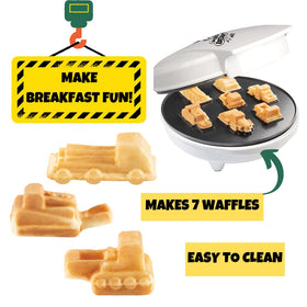 Waffle Wow electric nonstick pan enables easy release and cleanup