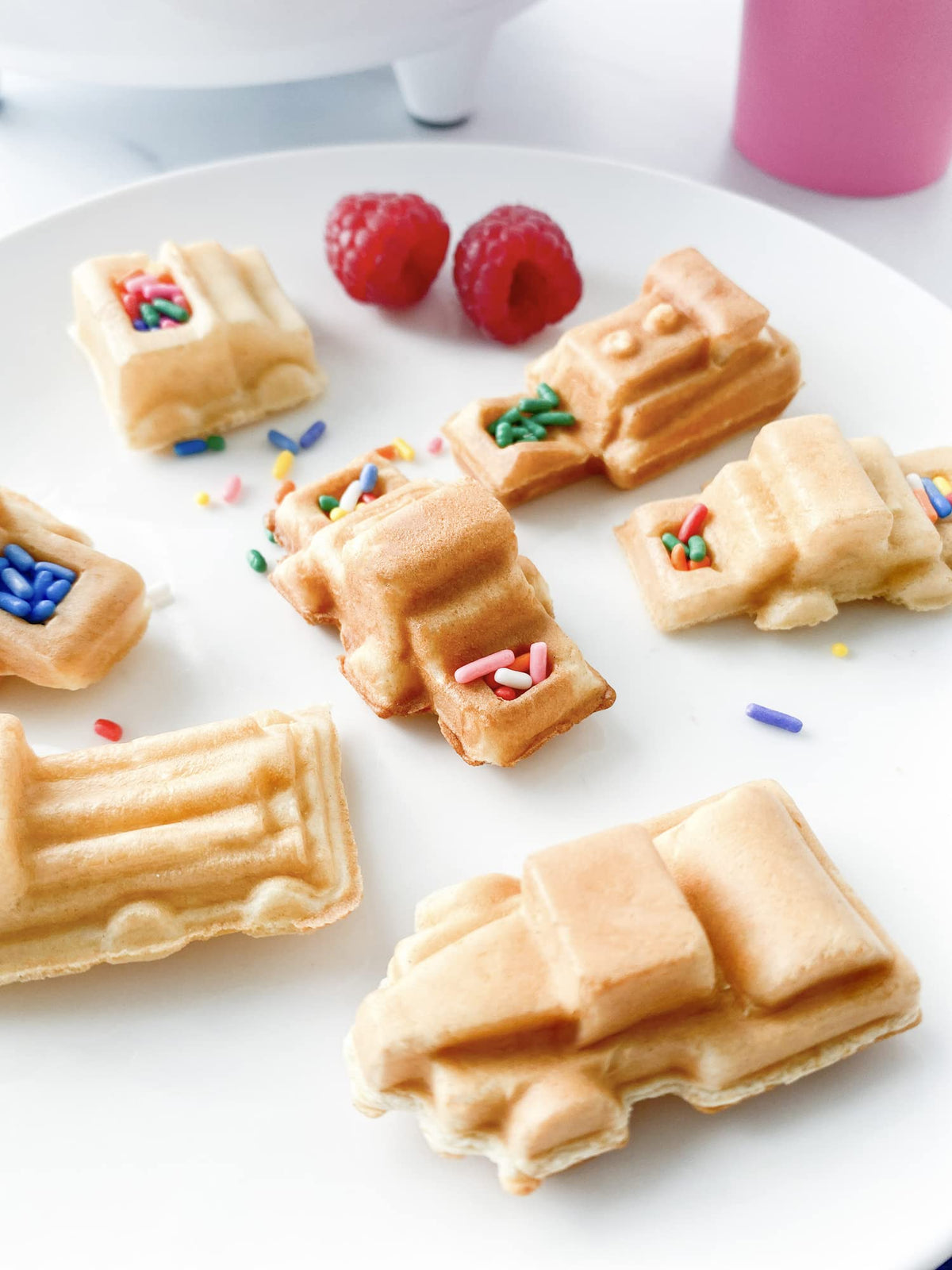 Waffle Wow seven-vehicle shapes guide for hands-on fun
