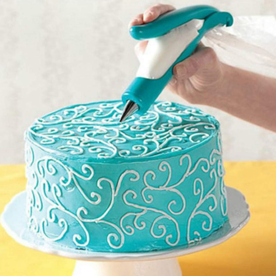 WAFJAMF cake decorating pen blue for precise icing control and patterns