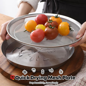 WAGENSTEIGER kitchen colander mesh tray for rinsing and draining vegetables