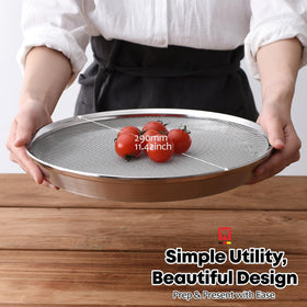 WAGENSTEIGER mesh basket with air fryer use for crisp, even heat circulation