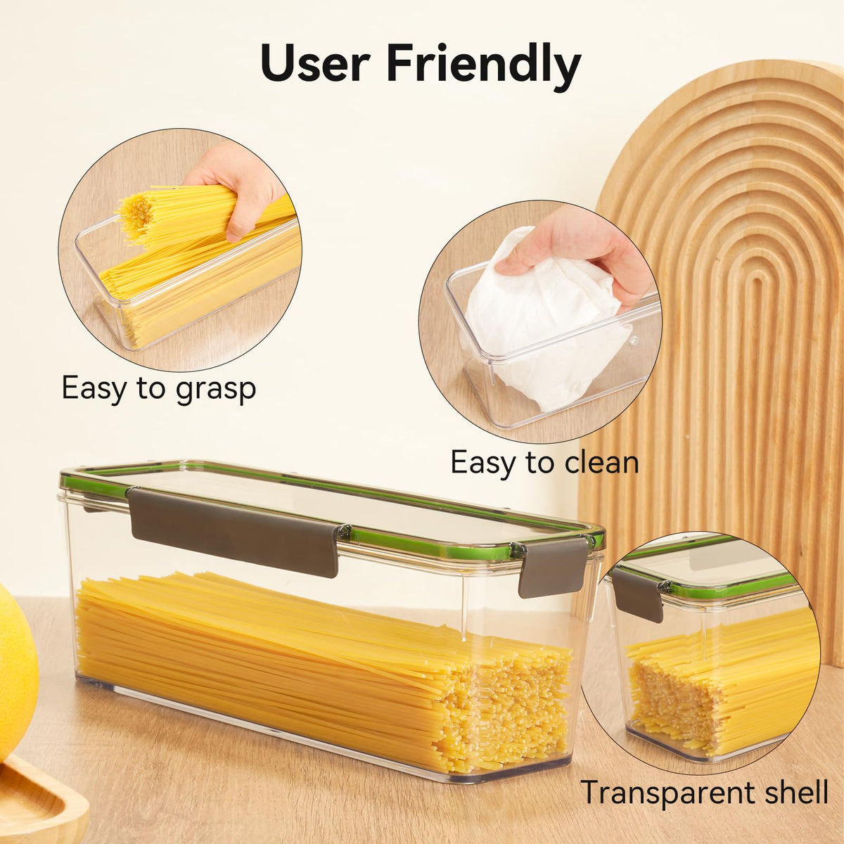 Wagrvuy horizontal storage design saving back shelf space