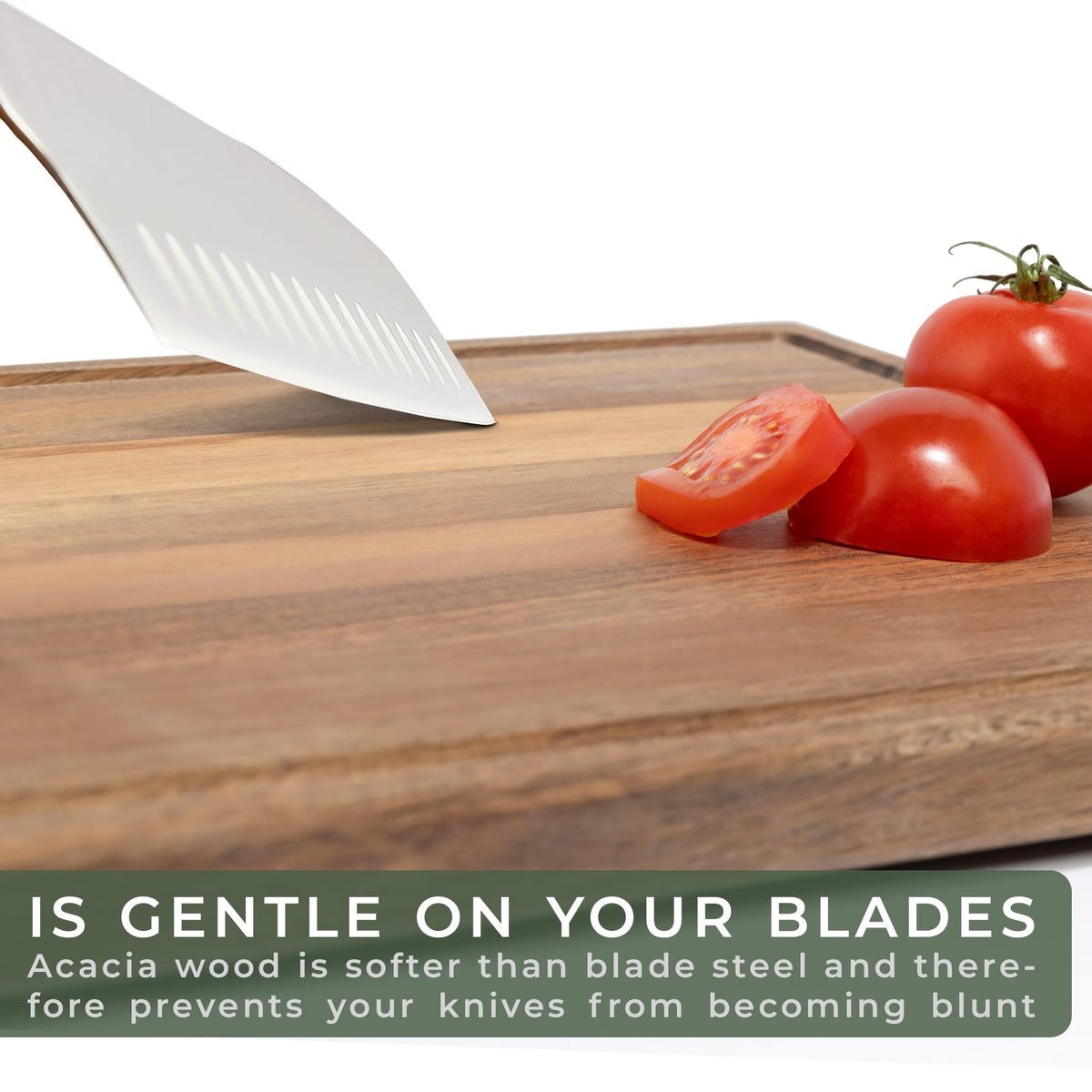 WALDWERK cutting board with holder demonstrates convenient, organized storage