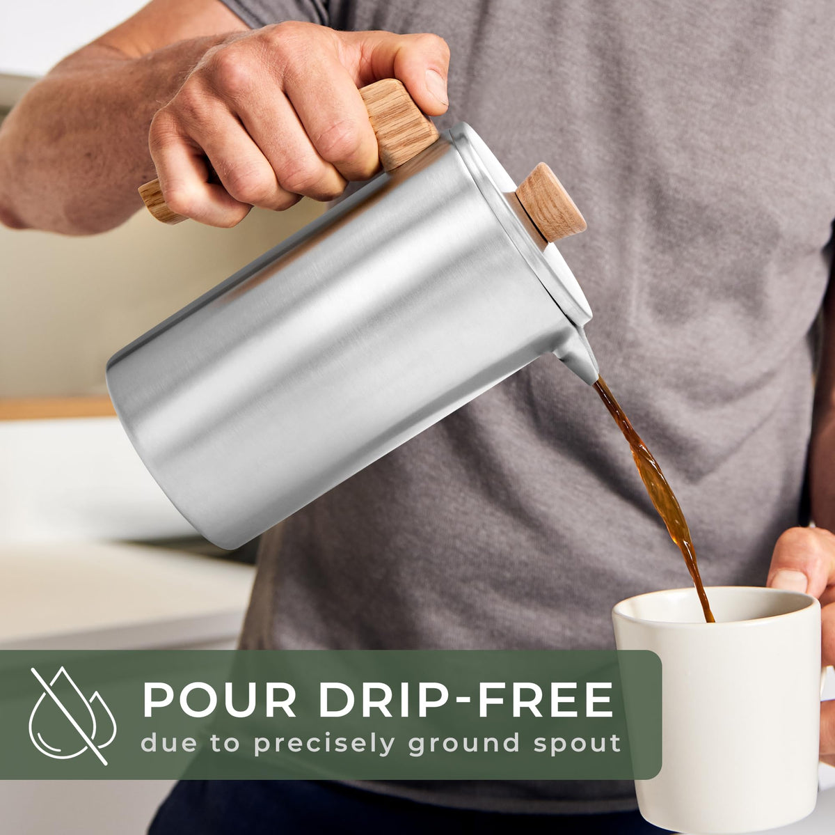 WALDWERK double-wall insulation keeps coffee hot longer for slow mornings