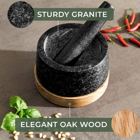 WALDWERK granite texture close-up shows premium materials
