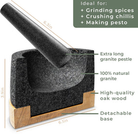 WALDWERK kitchen-use mortar and pestle in action