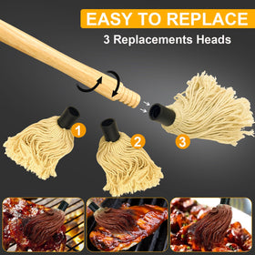 Walfos 3-head kit supports separate sauce applications during cookouts.