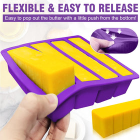 Walfos butter mold is dishwasher safe for simple cleaning.