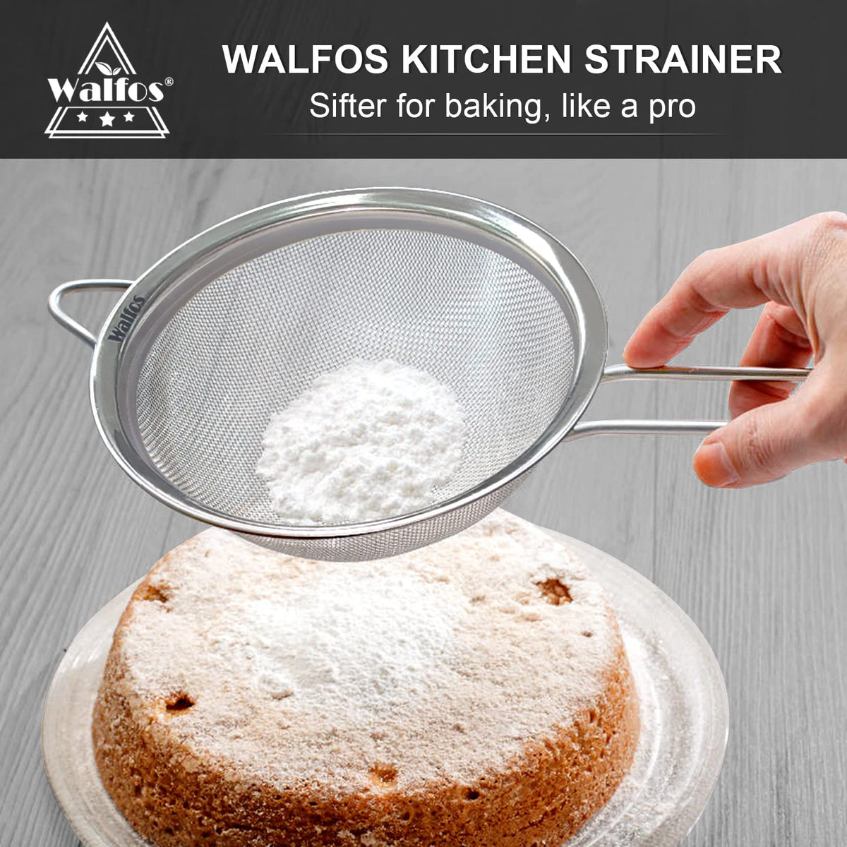 Walfos dishwasher-safe design shown for quick cleanup.