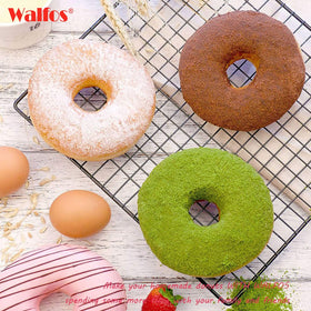Walfos donut pan easy to clean and store when not in use.