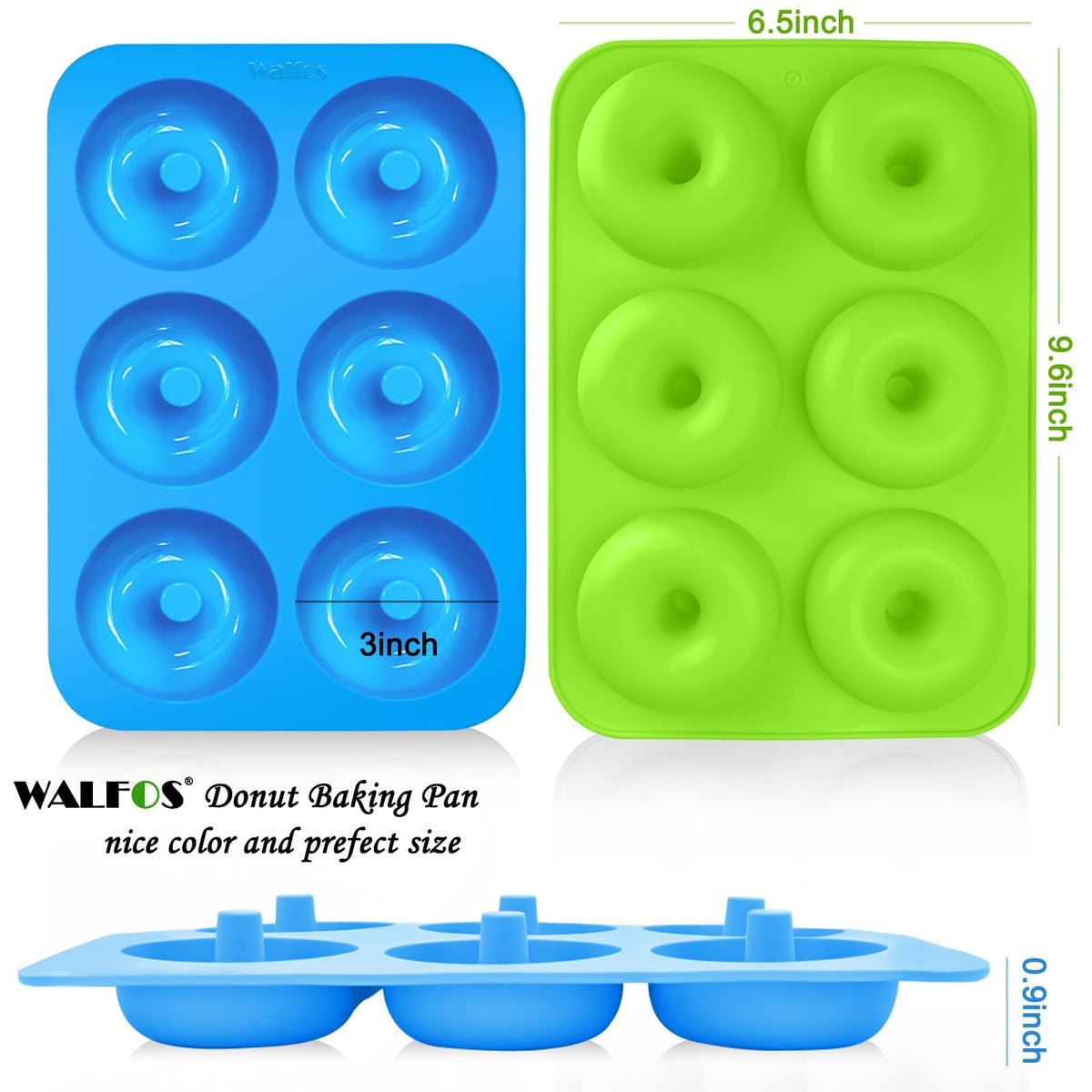 Walfos donut pan family baking activity for shared moments.