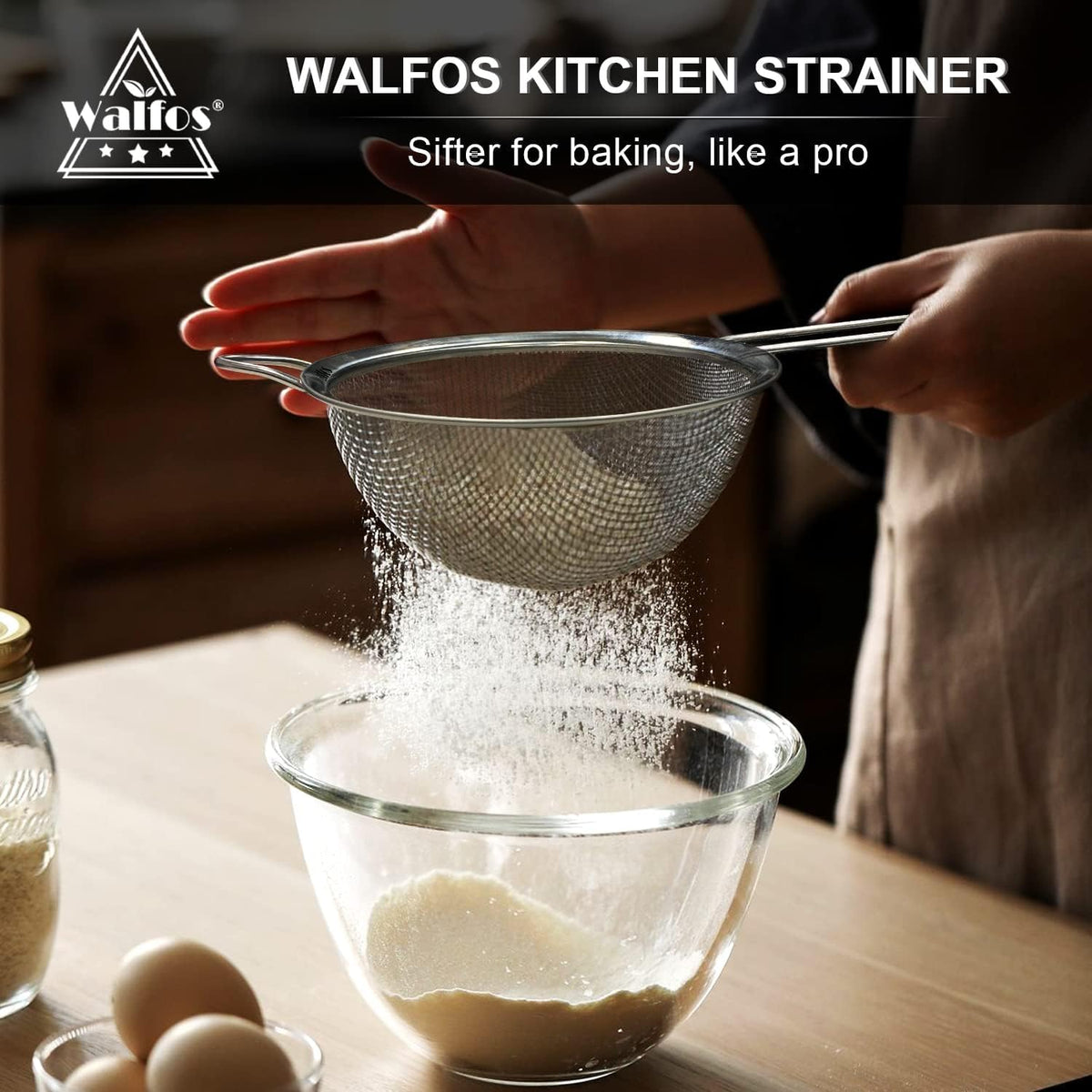 Walfos easy-clean surface allows fast washing and drying after use.