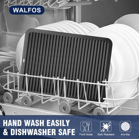 Walfos large counter protection keeps your workspace organized and tidy.