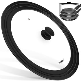 Walfos lid helps simmer with controlled steam and moisture.