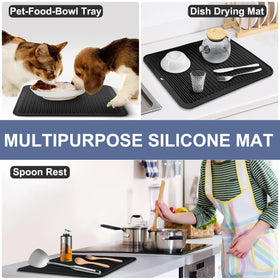 Walfos non-slip design stays secure under large cookware.