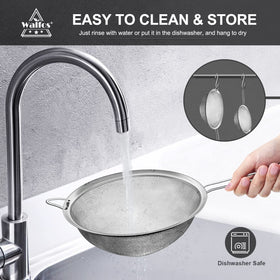 Walfos multi-use set shown for rice, quinoa, fruits, veggies.