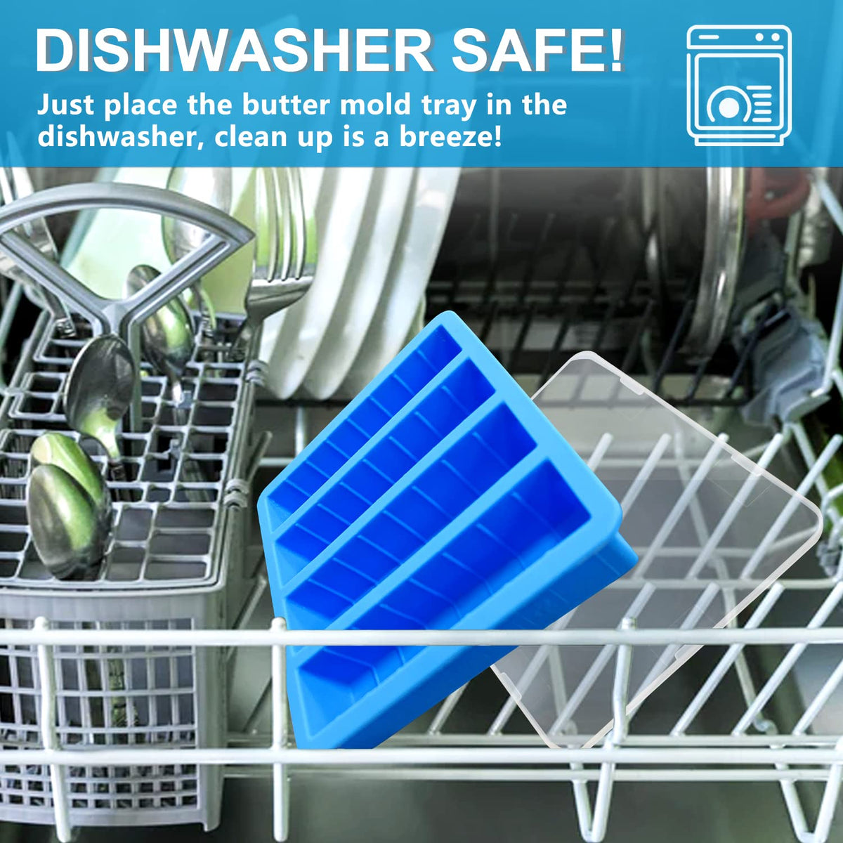 Walfos silicone mold dishwasher safe for easy cleanup after use