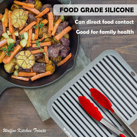 Walfos silicone trivet is dishwasher safe for quick cleanup