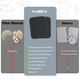 Walfos trivet is easy to clean and dishwasher-safe.