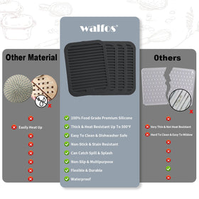 Walfos trivet foldable for compact kitchen storage