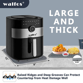Walfos silicone trivet gray color complements modern kitchen decor