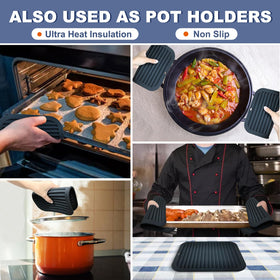 Walfos silicone trivet non-slip design keeps pots stable on counters