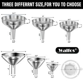 Walfos 200-mesh filter enables finer pours with less sediment