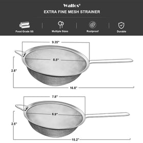 Walfos sturdy handle detail emphasizing grip and heat protection