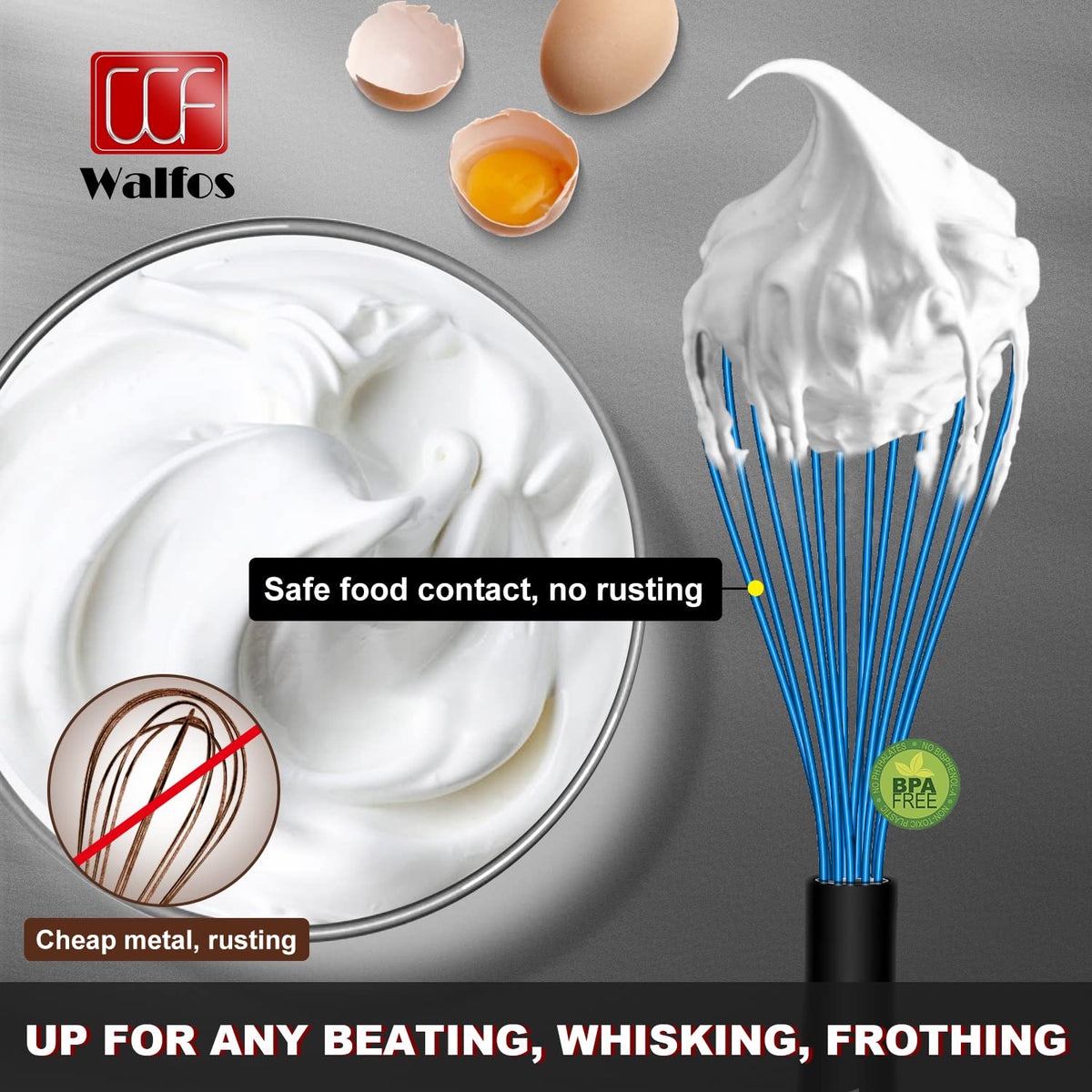 Walfos zero residue design simplifies cleaning after whipping